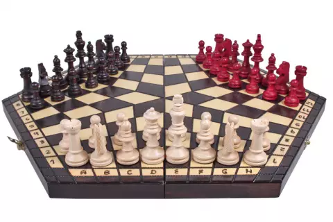 Three players chess sets