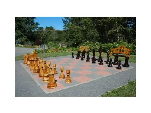 Giant Chess made of wood!