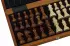 SAPELE finish wooden magnetic set (with notation) - foldable (12