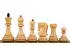 Zagreb Acacia/Boxwood chess pieces 3,5''