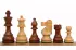 French Staunton Acacia/Boxwood 3" chess pieces