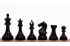 Supreme Ebonised chess pieces 4''