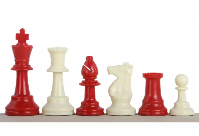 Red chess pieces No. 6