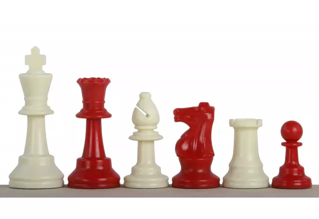 Red chess pieces No. 6
