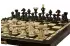 Pearl 35 cm wooden chess set - with insert tray