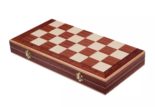 TOURNAMENT No 7 Inlaid (intarsia) - New Line, insert tray, wooden pieces