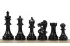 Kings Bridal Ebonised 3,5'' chess pieces
