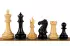 CHAMPFERED BASE EBONY 4" chess pieces