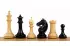 MADE IN AMERICA KNIGHT EBONY 4,25" chess pieces