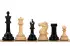PARTHENON EBONY 4" chess pieces