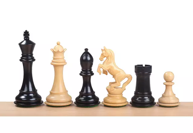ALEXANDER EBONY 4" chess pieces