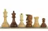 Dubrovnik Chess Figures Indian Acacia/Buckthorn 3.75 inch - Bobby Fischer