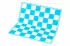 Cardboard Tournament Chessboard, blue/white, washable surface