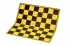 Sunrise Chess & Games Cardboard Chessboard yellow/brown, mat, brown rev.