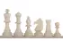 Raw chess figures #5 to paint yourself - DIY artistic chess pieces