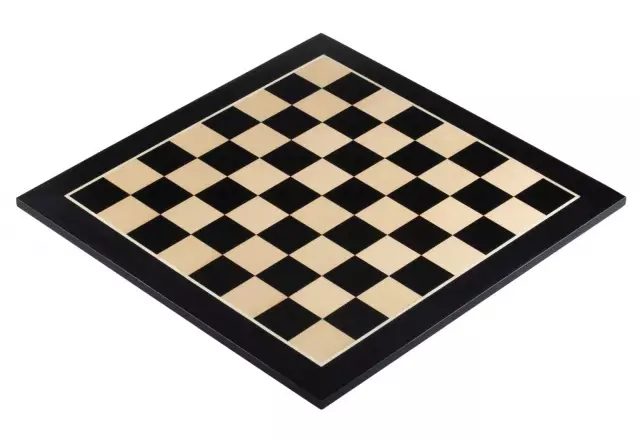 Chess board no. 4+ (without description) ebony (marquetry)