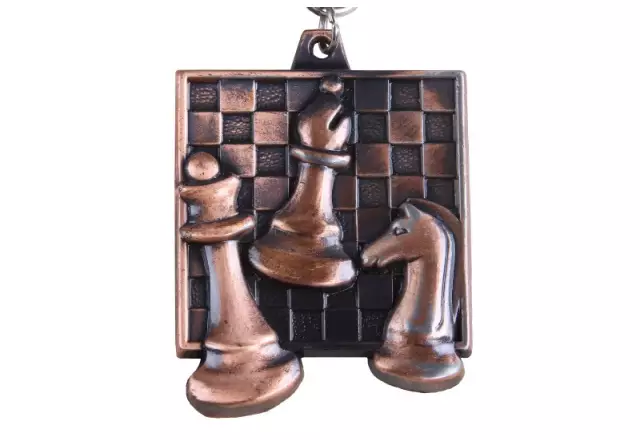 Chess Award - Square Medal Bronze