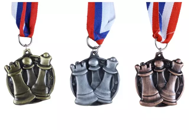 Chess Award - Round Medal Bronze