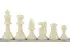Staunton chess figures No. 3, white/black (king 64 mm)