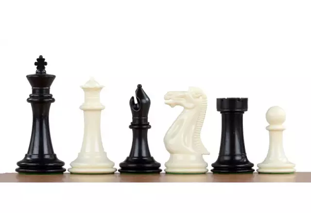 Chess pieces Plastic (98mm) weighted