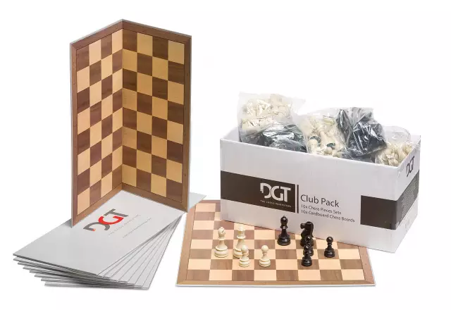 DGT CLUB PACK (10 x set: figures + chessboards)