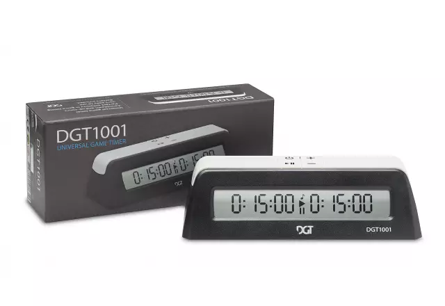 10 DGT 1001 clocks in black (pack)