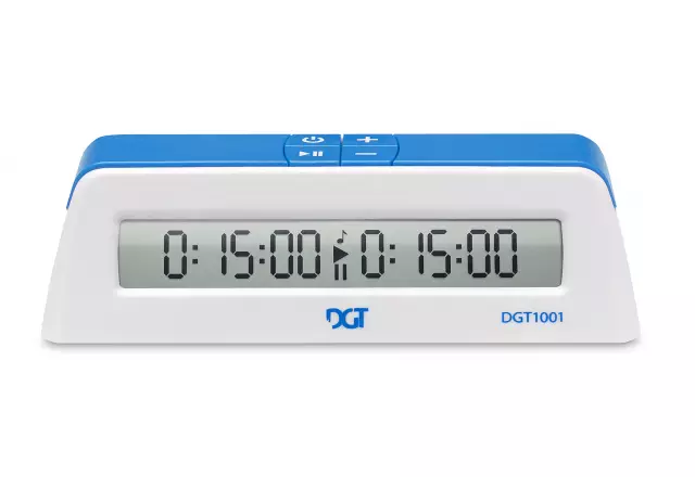 10 DGT 1001 clocks in white (pack)