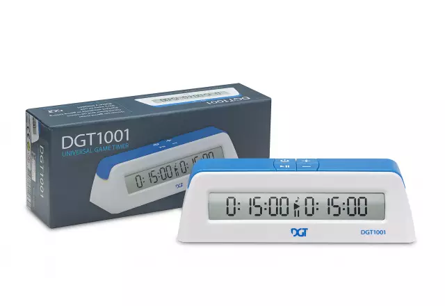 10 DGT 1001 clocks in white (pack)