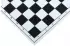 Plastic folding chessboard No. 4, white and black