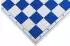 Plastic folding chessboard 4+, white and blue