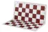 Plastic folding chessboard 4+, white and red