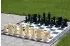 Small size garden chess set - pieces + nylon chessboard
