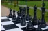 Giant chess pieces (king height 90 cm)