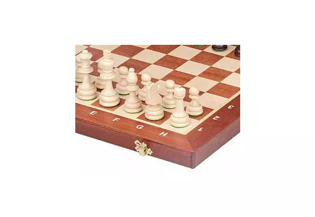 TOURNAMENT No 4 Inlaid (intarsia) - New Line, insert tray, wooden pieces