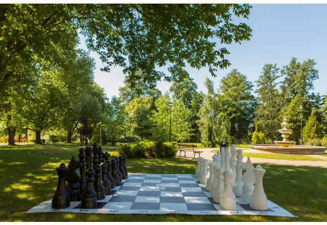 Giant Garden Chess pieces set made in Poland (King105 cm)