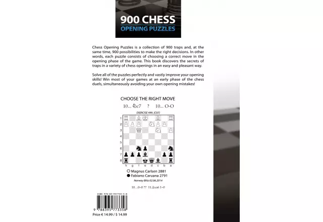 900 Chess Opening Puzzles by Martin Surman