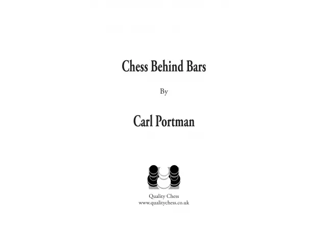 Chess Behind Bars by Carl Portman (twarda okładka)
